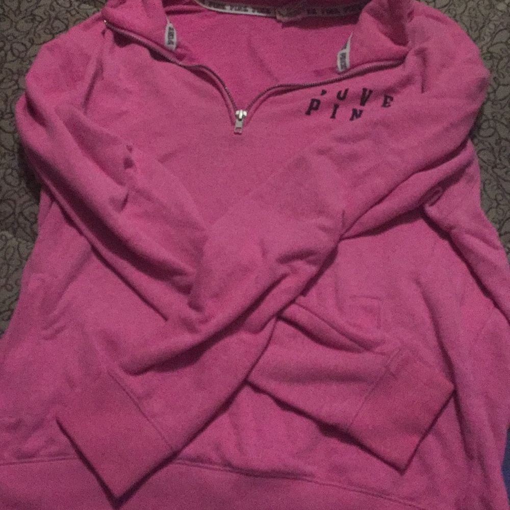 Pink sweat shirt